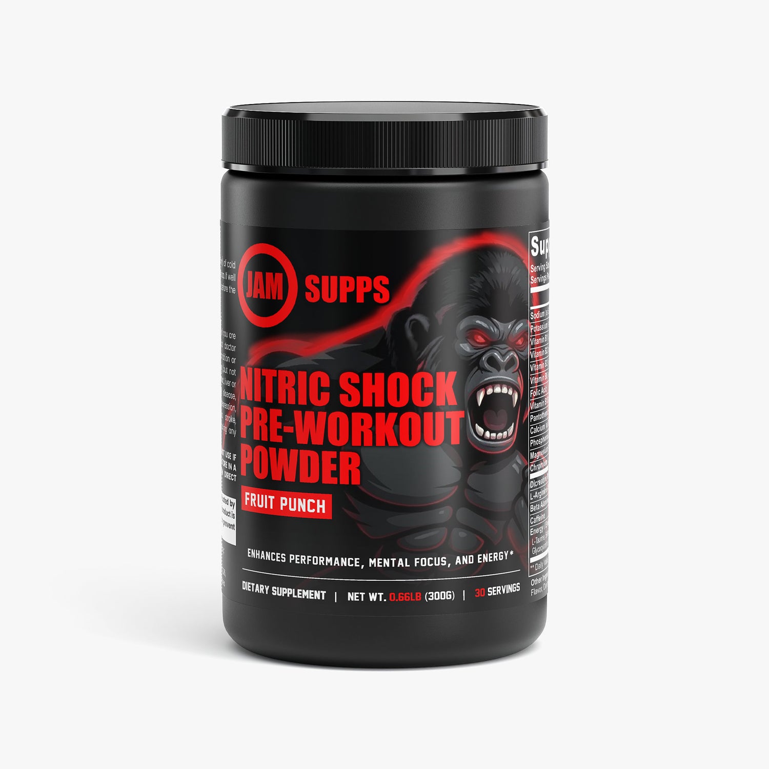 Nitric Shock Pre-Workout Powder (Fruit Punch)